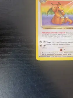 Dragonite 19/62 Fossil Non Holo Pokemon Card - Image 5