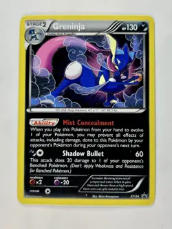 Greninja 2014 Pokemon XY Black Star Promo #XY24 * Light Play - Image 1