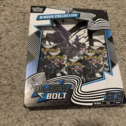 Pokemon TCG Scarlet & Violet Black Bolt Binder Collection BRAND NEW SEALED Unova - Image 1