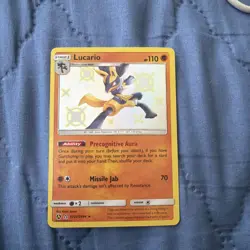 Pokemon Lucario SV22/SV94 Hidden Fates Shiny Vault Holo (Near Mint) - Image 1