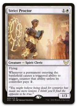 Strict Proctor #33 (NM) Strixhaven STX Magic MTG - Image 1