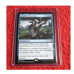 Wizards of the Coast Kindred Discovery Rare Enchantment CLB 081 2022 English - Image 1