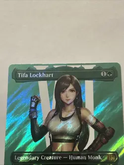 MTG Final Fantasy FIN EN #0536 Tifa Lockhart Borderless Surge Foil NM - Image 5
