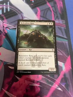 MTG - RELENTLESS RATS - MASTERS 25 - NM - COMMON - Image 1