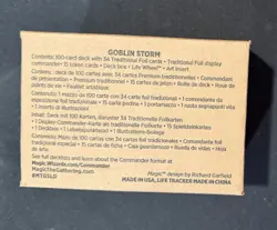 Magic The Gathering Secret Lair Commander Deck: Goblin Storm New & Sealed - Image 3