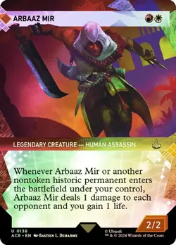 Arbaaz Mir Foil Showcase Assassin's Creed NM MTG - Image 1