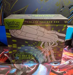 Pokemon TCG Mega Evolution Perfect Order Elite Trainer Box English - Image 1