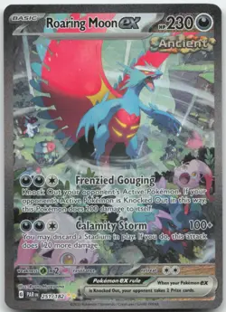 Roaring Moon ex 251/182 SV04: Paradox Rift Pokemon Card NM - Image 1