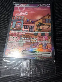 🔥 Mew ex SVP 53 Pokemon TCG Scarlet Violet 151 Black Star Promo Full Art SEALED - Image 4