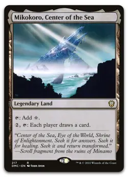 Mikokoro, Center of the Sea #217 (NM) Dominaria United DMC Magic MTG - Image 1