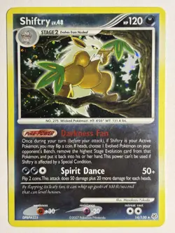 2007 Pokemon Shiftry 14/130 - Diamond & Pearl - Holo Rare - Image 1