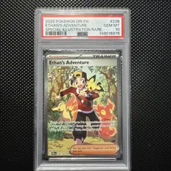 2025 POKEMON DRI SPECIAL ILLUSTRATION RARE #236 ETHAN'S ADVENTURE PSA 10 Pichu - Image 1