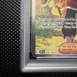 2025 POKEMON DRI SPECIAL ILLUSTRATION RARE #236 ETHAN'S ADVENTURE PSA 10 Pichu - Image 5