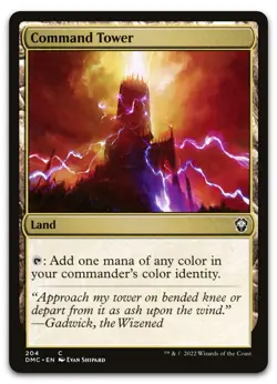 Command Tower #204 (NM) Dominaria United DMC Magic MTG - Image 1