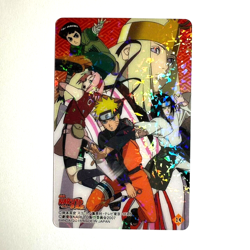 S0935 Naruto Sakura Lee & Neji HOLO Vintage Japanese Anime Clear Card - Image 1