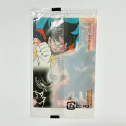 S6516 Son Goku 480 Japanese Dragon Ball Morinaga Clear Card Sealed YA28 - Image 2