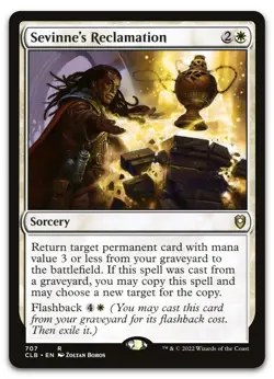 Sevinne's Reclamation #707 (NM) Baldur's Gate CLB Magic MTG - Image 1