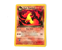 Team Rocket First Edition Dark Rapidash Vintage Pokemon Card NM Condition - Image 1