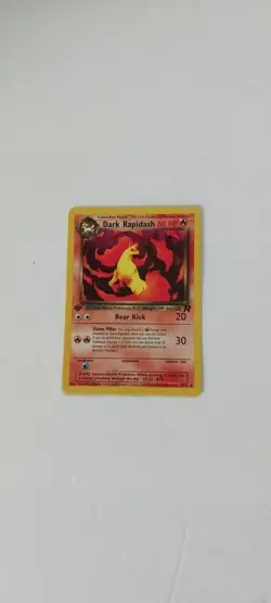 Team Rocket First Edition Dark Rapidash Vintage Pokemon Card NM Condition - Image 5