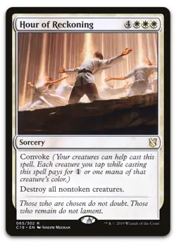 Hour of Reckoning #65 (NM) Commander 2019 C19 Magic MTG - Image 1