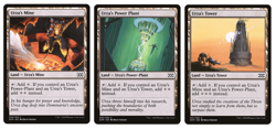 MTG - 3 x Urza's Lands - Mine, Power Plant & Tower - Double Masters (2XM) - M/NM - Image 1