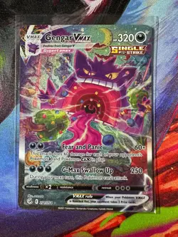 Gengar VMAX (Alternate Art) 271/264 Swsh08: Fusion Strike Pokemon TCG NM+ - Image 1