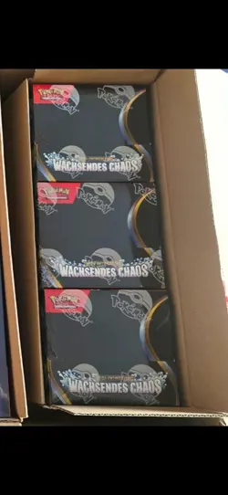 Pokemon Wachsendes Chaos 36er Booster Display Deutsch NEU OVP Sealed DE (6=Case) - Image 1