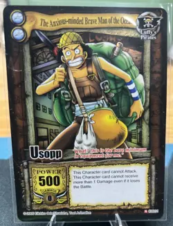 Bandai One Piece CCG Card Usopp The Anxious-minded Brave Man Of The Ocean Holo - Image 1