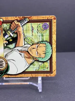 Zoro ONE PIECE Carddass Hyper Battle Promo Card TCG Japanese 2000 C-B2 [AM] - Image 3
