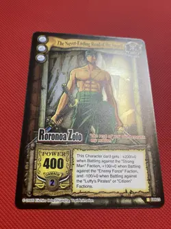 One Piece CCG Card TCG Roronoa Zoro The Never-Ending Sword The Quest Begins Holo - Image 3