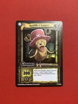 One Piece CCG Card TCG Beatific Chopper Holo The Quest Begins Vintage 2005 - Image 1