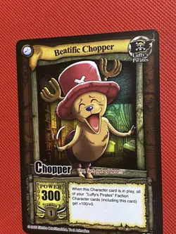 One Piece CCG Card TCG Beatific Chopper Holo The Quest Begins Vintage 2005 - Image 2