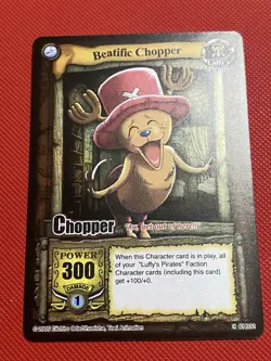 One Piece CCG Card TCG Beatific Chopper Holo The Quest Begins Vintage 2005 - Image 5