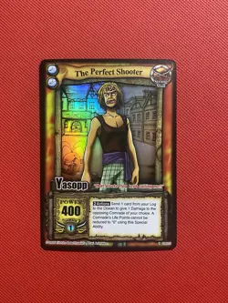 One Piece CCG Card TCG Yasopp The Perfect Shooter Holo The Quest Begins 2005 - Image 1