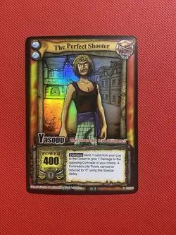 One Piece CCG Card TCG Yasopp The Perfect Shooter Holo The Quest Begins 2005 - Image 2