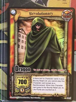 One Piece CCG Card Revolutionary Dragon Holofoil Vintage 2005 - Image 1