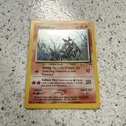 Pokemon TCG Houndour Holo Rare 5/75 Neo Discovery 50 HP English Unlimited Card - Image 2