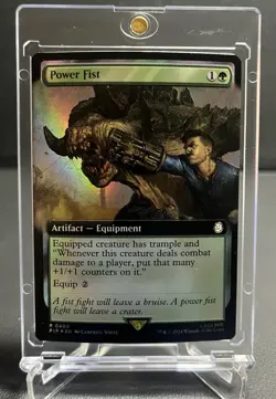 Power Fist (Extended Art) [PIP - 400] - NM [Foil] TCG MTG pack fresh - Image 1