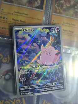 The Pokemon Company Lillie's Clefairy ex 184/159 Holo Sv09 SIR English 190 HP - Image 1
