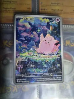 The Pokemon Company Lillie's Clefairy ex 184/159 Holo Sv09 SIR English 190 HP - Image 2