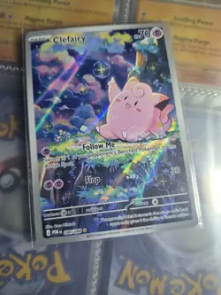 The Pokemon Company Lillie's Clefairy ex 184/159 Holo Sv09 SIR English 190 HP - Image 3