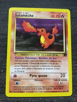 SALAMECHE COMMUNE - POKEMON 50/82 TEAM ROCKET EDITION 2 PROCHE DU NEUF/NM - Image 1