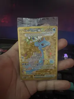 Pokemon Lapras EX SVP 164 Terapagos Ultra-Premium Black Star Promo NM Sealed - Image 1