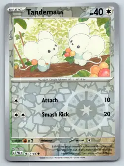 Tandemaus 167/193 Common Paldea Evolved Pokemon Reverse Holo Near Mint - Image 1
