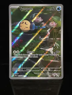 Pokemon Tympole Holo Illustration Rare Sv: Black Bolt 103/086 60 HP EN - Image 1