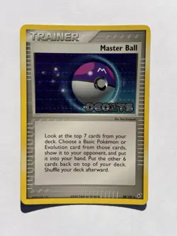 Master Ball - 88/107 EX Deoxys 2005 - Stamped Reverse Holo - Pokemon TCG - Image 1