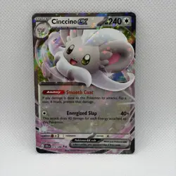 Cinccino EX 073/086 Pokemon TCG - Chaos Rising CRI Double Rare Holographic NM - Image 1