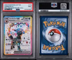 2025 Pokemon Umbreon EX #176 Black Star Promo Premium Figure PSA 9 MINT - Image 3