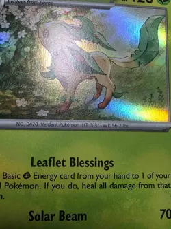 MP Pokemon - Leafeon - 005/131 - Holo Rare - Prismatic Evolutions - Image 5
