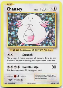 Chansey 70/108 Holo Rare Evolutions Pokemon Holo Near Mint - Image 1